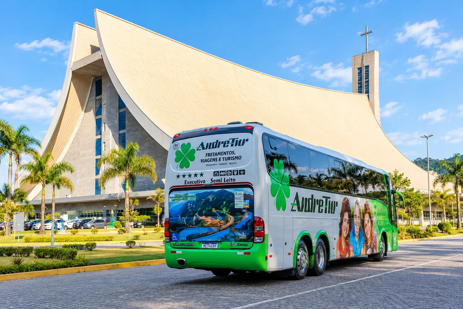 Quanto custa alugar um ônibus em Curitiba?